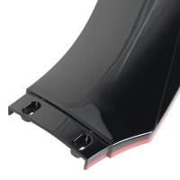 Spec'D Tuning Products - Spec-D Universal Glossy Black/Red Trim Polypropylene 3PC Bumper Lip Set - Image 2