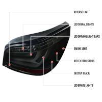 Spec'D Tuning Products - Spec-D 2008-2010 BMW E60 5 Series Sedan LED Tail Lights (Glossy Black Housing/Smoke Lens) - Image 8