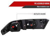 Spec'D Tuning Products - Spec-D 2003-2005 Honda Accord Sedan Tail Lights (Matte Black Housing/Clear Lens) - Image 6