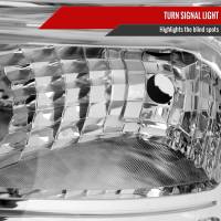 Spec'D Tuning Products - Spec-D 2011-2016 Ford F-250/F-350/F-450/F-550 Super Duty Factory Style Headlights w/ Amber Reflectors (Chrome Housing/Clear Lens) - Image 2