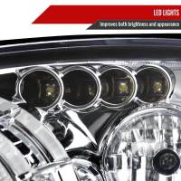 Spec'D Tuning Products - Spec-D 2000-2004 Ford Focus Dual Halo Projector Headlights (Chrome Housing/Clear Lens) - Image 7