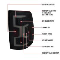 Spec'D Tuning Products - Spec-D 2019-2022 Dodge RAM 2500/3500 LED Sequential Signal Tail Lights (Glossy Black Housing/Dark Smoke Lens) - Image 6