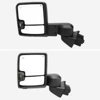 Spec'D Tuning Products - Spec-D 2019-2022 GMC Sierra 1500 Power Adjustable, Heated, & Manual Extendable Chrome Towing Mirrors w/ Clear Lens LED Turn Signal & Clearance Lights - Image 7