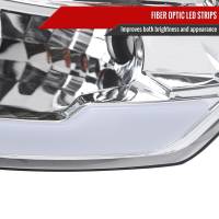 Spec'D Tuning Products - Spec-D 2009-2019 Dodge Ram 1500 2500 3500 Quad Style Headlights with LED Tube (Chrome Housing/Clear Lens) - Image 7