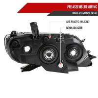 Spec'D Tuning Products - Spec-D 2011-2020 Toyota Sienna Projector Headlights (Matte Black Housing/Clear Lens) - Image 5