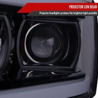 Spec'D Tuning Products - Spec-D 2019-2022 Dodge RAM 2500/3500/4500/5500 LED Tube Projector Headlights (Glossy Black Housing/Smoke Lens) - Image 3