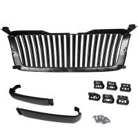 Spec'D Tuning Products - Spec-D 2003-2006 Chevrolet Silverado/Avalanche Mate Black ABS Conversion Vertical Grille - Image 8