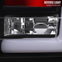 Spec'D Tuning Products - Spec-D 2004-2015 Nissan Titan LED Tail Lights with White LED Tube (Matte Black Housing/Clear Lens) - Image 4