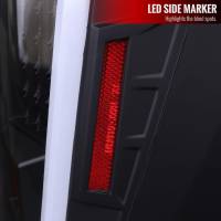 Spec'D Tuning Products - Spec-D 2004-2015 Nissan Titan LED Tail Lights with White LED Tube (Matte Black Housing/Clear Lens) - Image 5