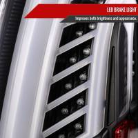 Spec'D Tuning Products - Spec-D 2003-2007 Cadillac CTS LED Tail Lights (Matte Black Housing/Clear Lens) - Image 3