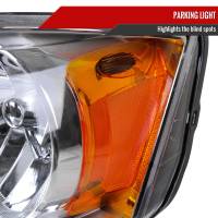 Spec'D Tuning Products - Spec-D 2011-2018 Dodge Grand Caravan Chrysler Town & Country Factory Style Headlights (Chrome Housing/Clear Lens) - Image 4