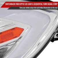 Spec'D Tuning Products - Spec-D 2013-2016 Dodge Dart Switchback Sequential Animated LED Bar Projector Headlights (Chrome Housing/Clear Lens) - Image 7