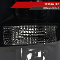 Spec'D Tuning Products - Spec-D 2008-2010 Ford F-250 F-350 F-450 LED C-Bar Projector Headlight (Black Housing/Smoke Lens) - Image 5