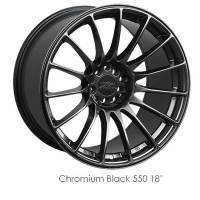 XXR Wheels - XXR Wheel Rim 550 18X9.75 5x100/5x114.3 ET36 73.1CB Chromium Black - Image 2