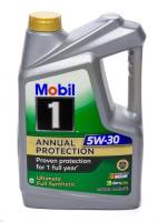 Mobil 1 Motor Oil - Annual Protection - 5W30 - Synthetic - 5 qt - Each