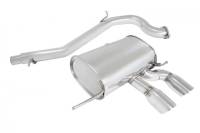 Megan Racing - Megan Racing Turbo Type Cat-Back Exhaust System: VW Golf R 2.0 Turbo 2012-13 Stainless Roll Tips - Image 3