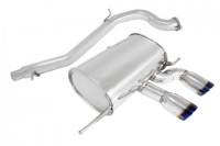 Megan Racing - Megan Racing Turbo Type Cat-Back Exhaust System: VW Golf R 2.0 Turbo 2012-13 Burnt Roll Tips - Image 3