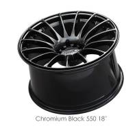 XXR Wheels - XXR Wheel Rim 550 18X9.75 5x100/5x114.3 ET19 73.1CB Chromium Black - Image 2