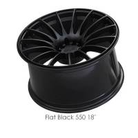 XXR Wheels - XXR Wheel Rim 550 18X9.75 5x100/5x114.3 ET19 73.1CB Flat Black - Image 2