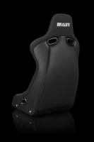 BRAUM RACING SEATS & MORE - BRAUM Racing Venom-R Series Fixed Back Bucket Seat - Black Cloth / Carbon Fiber - Each - Image 4