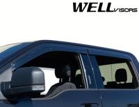 WellVisors - WellVisors Side Window Deflectors Ford F-150 Crew Cab 15-20 Premium Series - Image 3