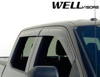 WellVisors - WellVisors Side Window Deflectors Ford F-150 Crew Cab 15-20 Premium Series - Image 4