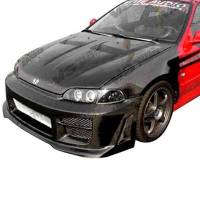 VIS Racing - VIS Racing Carbon Fiber Hood Xtreme GT Style for Honda Civic 2DR & 4DR 99-00 - Image 2