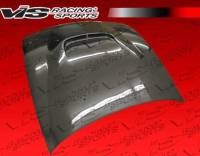 VIS Racing - VIS Racing Carbon Fiber Hood JS Style for Nissan 240SX 2DR 97-98 - Image 3