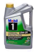 Mobil 1 Motor Oil - Annual Protection - 0W20 - Synthetic - 5 qt - Each