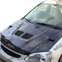 VIS Racing - VIS Racing Carbon Fiber Hood EVO Style for Honda CRX Hatchback 88-91 - Image 1