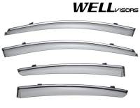 WellVisors - WellVisors Side Window Deflectors Buick Regal 11-17 With Chrome Trim - Image 1