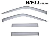 WellVisors - WellVisors Side Window Deflectors Nissan Frontier D22 Crew Cab 99-04 Premium Series - Image 2