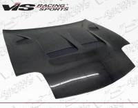 VIS Racing - VIS Racing Carbon Fiber Hood KS Style for Mazda RX7 2DR 93-96 - Image 4