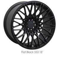 XXR Wheels - XXR Wheel Rim 553 17X9.25 5x100/5x114.3 ET36 73.1CB Flat Black - Image 2