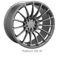 XXR Wheels - XXR Wheel Rim 550 17X8.25 5x100/5x114.3 ET19 73.1CB Platinum - Image 2