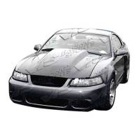 VIS Racing - VIS Racing Carbon Fiber Hood Cowl Induction Style for Ford MUSTANG 2DR 99-04 - Image 1