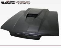 VIS Racing - VIS Racing Carbon Fiber Hood SS Style for Ford MUSTANG 2DR 87-93 - Image 4