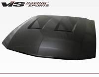 VIS Racing - VIS Racing Carbon Fiber Hood Heat Extractor Style for Ford MUSTANG 2DR 05-09 - Image 2