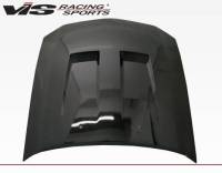 VIS Racing - VIS Racing Carbon Fiber Hood Heat Extractor Style for Ford MUSTANG 2DR 05-09 - Image 3