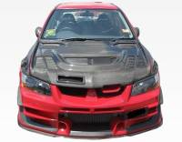 VIS Racing - VIS Racing Carbon Fiber Hood JC Style for Mitsubishi EVO 8 4DR 03-05 - Image 4