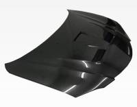 VIS Racing - VIS Racing Carbon Fiber Hood Fuzion Style for Mazda 3 4DR 04-09 - Image 1