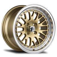 Avid.1 Wheels - Avid.1 Wheels Rim AV-12 15x8.0 4x100 ET25 73.1CB Gold / Machined Lip - Image 3