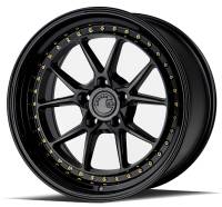 AodHan Wheels - AodHan Wheels Rim DS08 18x9.5 5x100 73.1CB ET35 Gloss Black W /Gold Rivets - Image 3