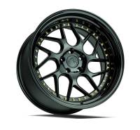 AodHan Wheels - AodHan Wheels Rim DS01 19x10.5 5x114.3 73.1CB ET15 Gloss Black W /Gold Rivets - Image 3