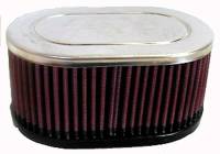 K&N - K&N Universal Clamp-On Air Filter 2-1/8in Dual Flange 6-1/4 x 4in OD 3n Height - Image 3