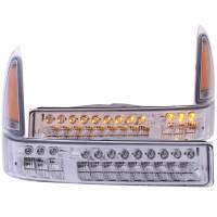 ANZO Headlights, Tail Lights and More  - ANZO 2000-2004 Ford Excursion LED Parking Lights Chrome w/ Amber Reflector - Image 2