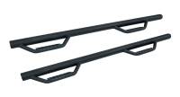 Go Rhino 07-18 Jeep Wrangler JKU Dominator Classic D2 SideSteps - Cab Length - Tex Blk