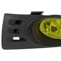 Spec'D Tuning Products - Spec-D 2003-2005 Honda Accord Coupe H11 Fog Lights Kit (Chrome Housing/Yellow Lens) - Image 5