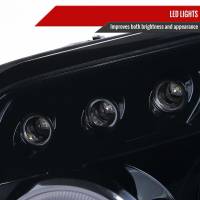 Spec'D Tuning Products - Spec-D 2003-2005 Toyota 4Runner Dual Halo Projector Headlights (Glossy Black Housing/Smoke Lens) - Image 6