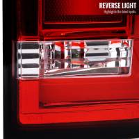 Spec'D Tuning Products - Spec-D 2004-2015 Nissan Titan LED Tail Lights with White LED Tube (Chrome Housing/Red Lens) - Image 4